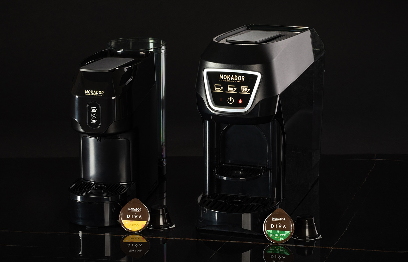 Espresso machines D1 and D2